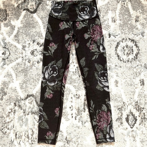 Lululemon Wunder Under Garden Party Floral Leggings - Picture 1 of 6